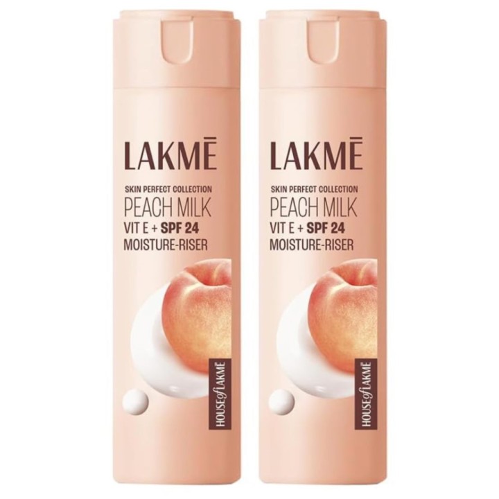 Lakmé Peach Milk Face Moisturizer SPF 24 PA++, Daily Light Sunscreen