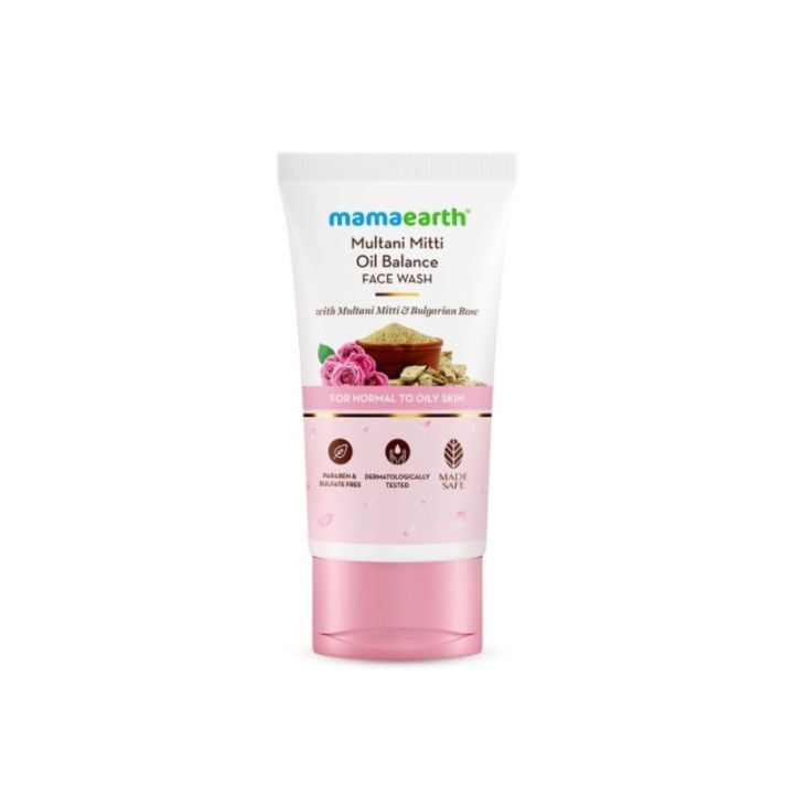 Mamaearth Multani Mitti Oil Balance Face Wash with Multani Mitti