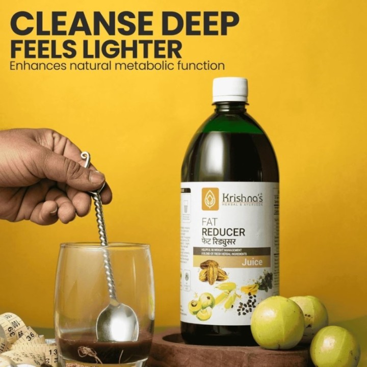 Krishna's Herbal & Ayurveda Fat Reducer Juice - (Pack