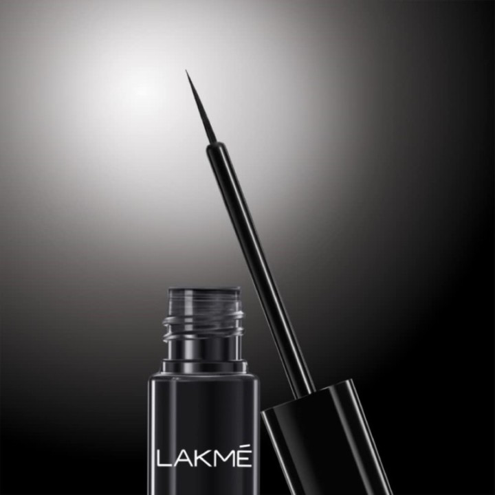 Lakmé Eyeconic Liquid Eye Liner, Black, Long Lasting Matte Waterproof